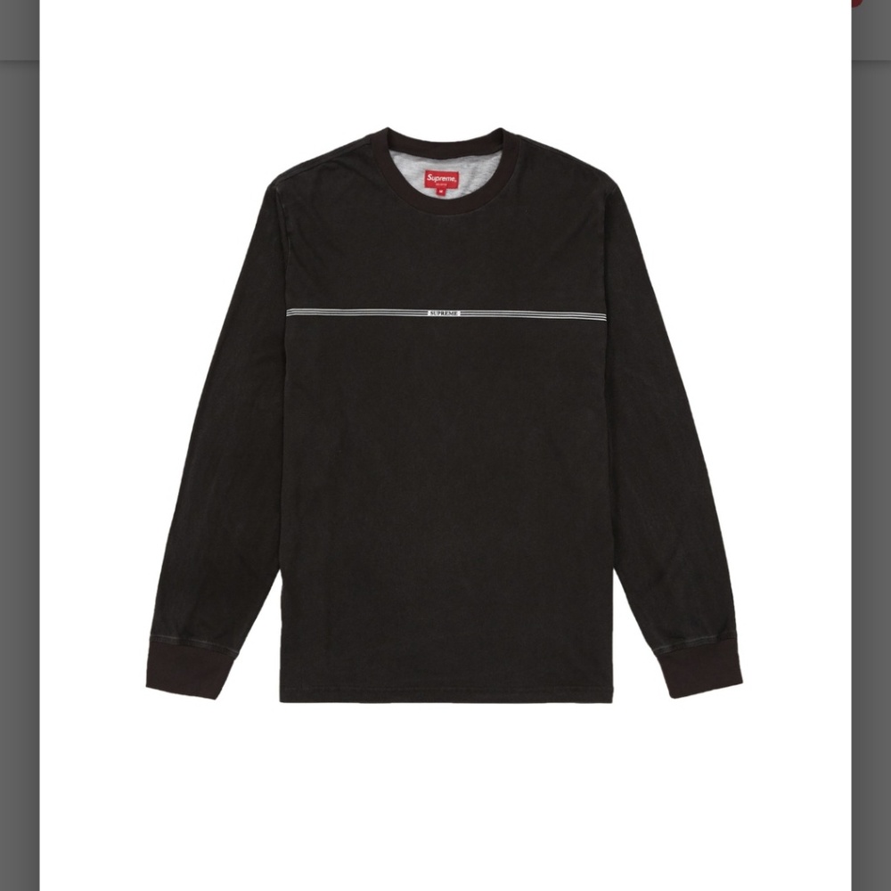 Supreme Printed Stripe L/S Top